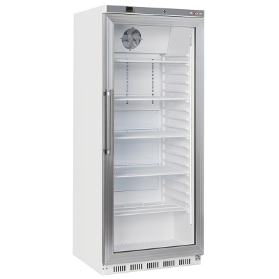 Armoire frigorifique GN 2/1, porte vitrée, ventilée, 600 Litres - blanc WR-PG61-LG